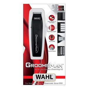 Wahl regolabarba 5537 + accessori groomsman all-in-one - batteria