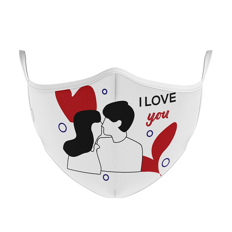 MASCHERINA ULTRA STYLE IN TNT DOPPIO STRATO - ILOVEYOU-L foto 2