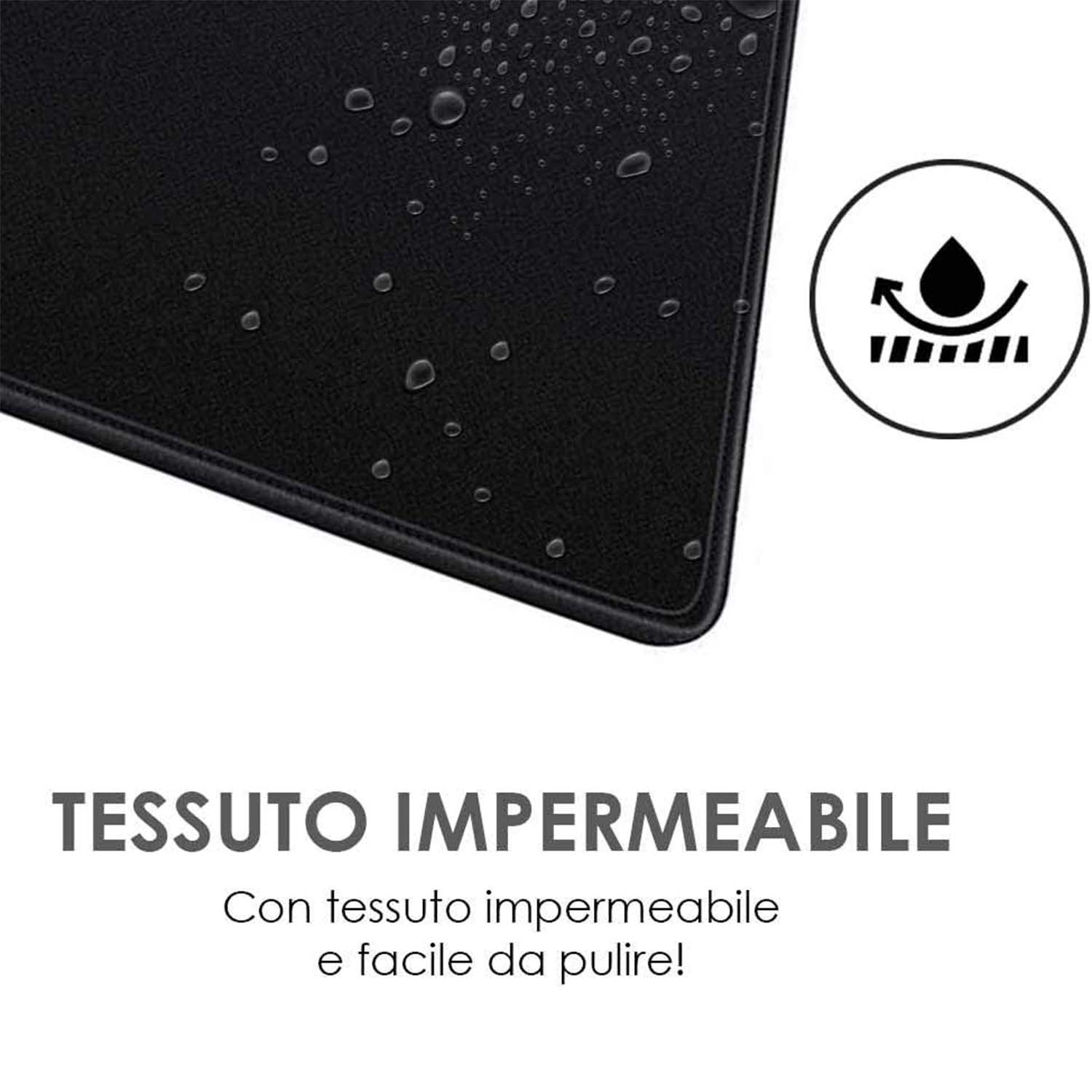 Tappetino Scrivania XXL 900x400 mm Matrix Antiscivolo Verde foto 5