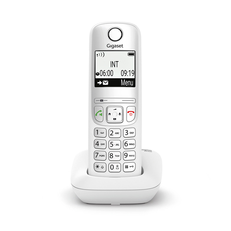 Cordless Siemens Gigaset AS490 White con Vivavoce foto 3