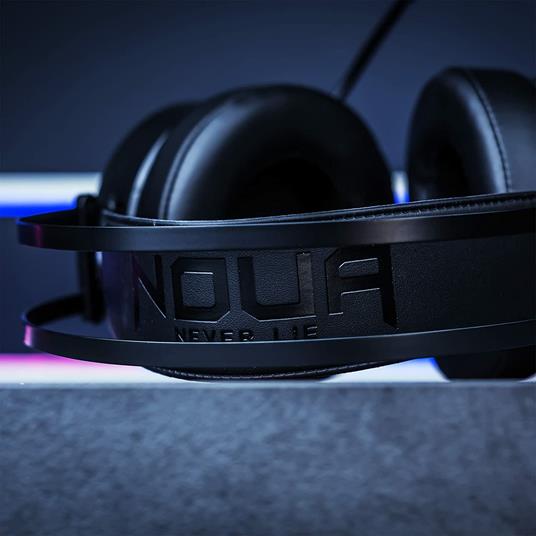 Cuffie gaming Noua Crux usb/jack 3.5mm RGB con microfono omnidirezionale foto 6