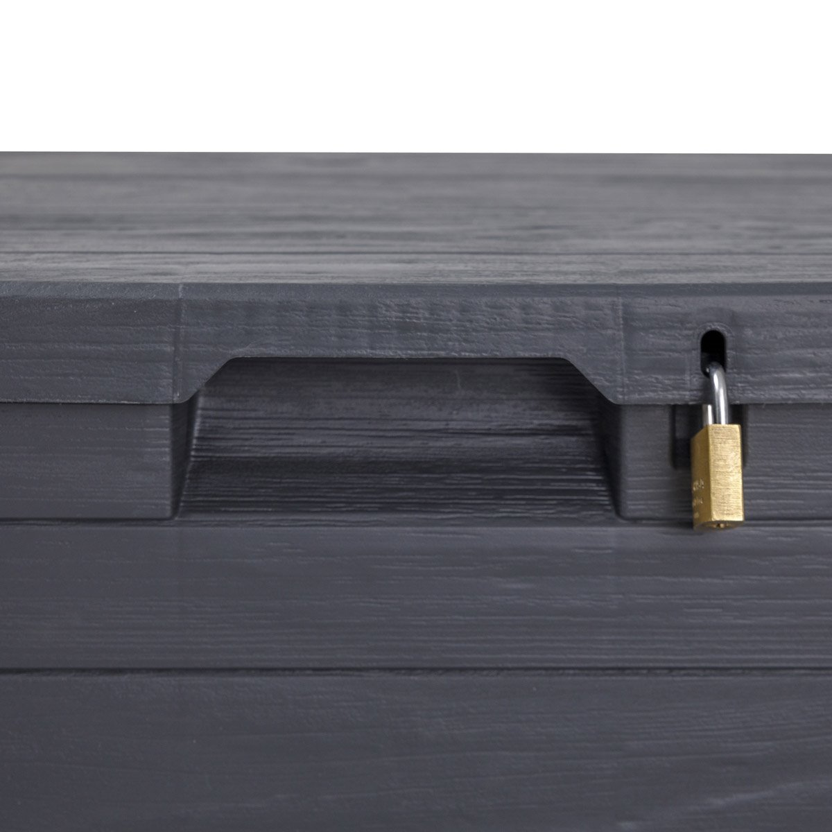 Toomax Baule Esterni 90L Antracite Effetto Legno foto 5