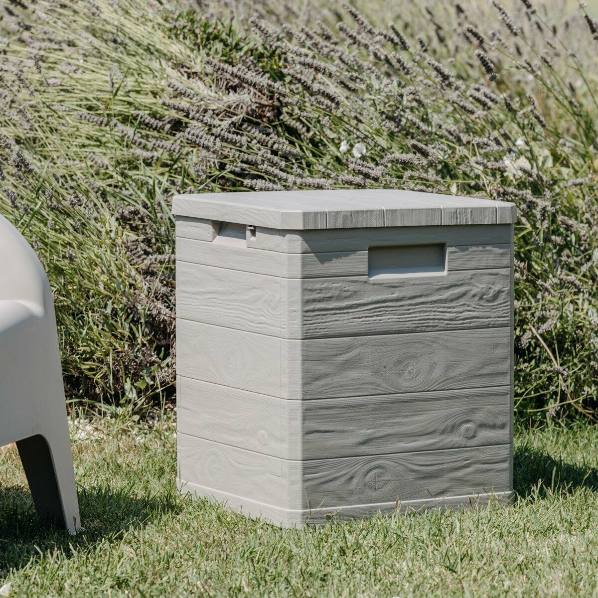 Toomax Baule Esterni 90L Grigio Tortora Effetto Legno foto 4