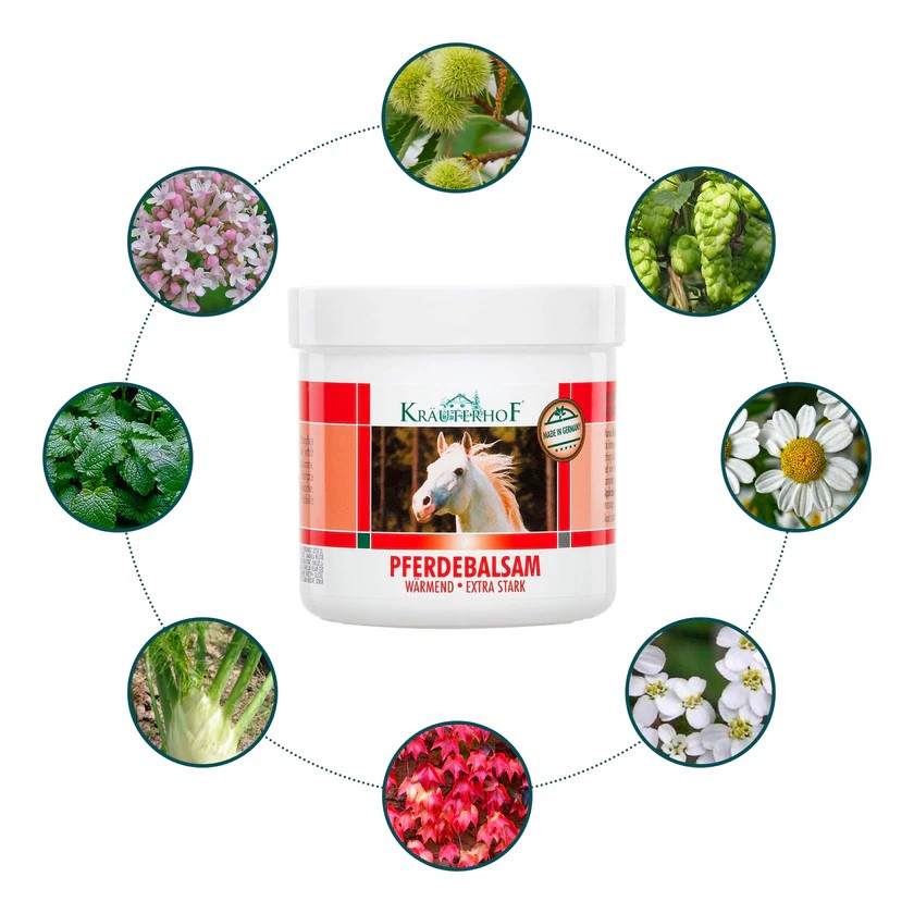 2 Balsamo Krauterhof Extra Strong 250 ml Riscaldante foto 3