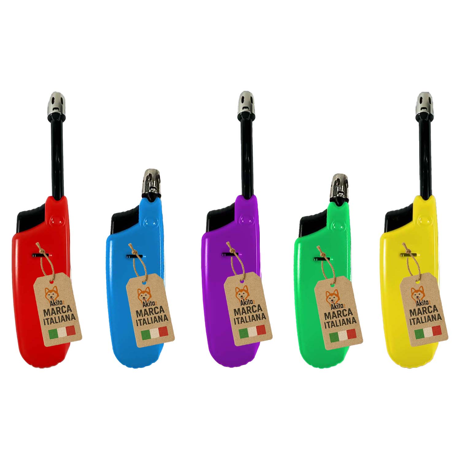 Accendini Allungabili a Gas 5 Pezzi Sicuri e Pratici foto 2