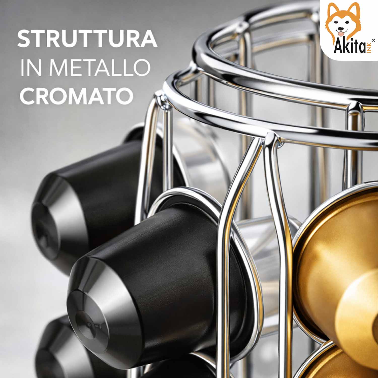 Portacapsule Caffe' 30 Posti Dispenser Verticale foto 5