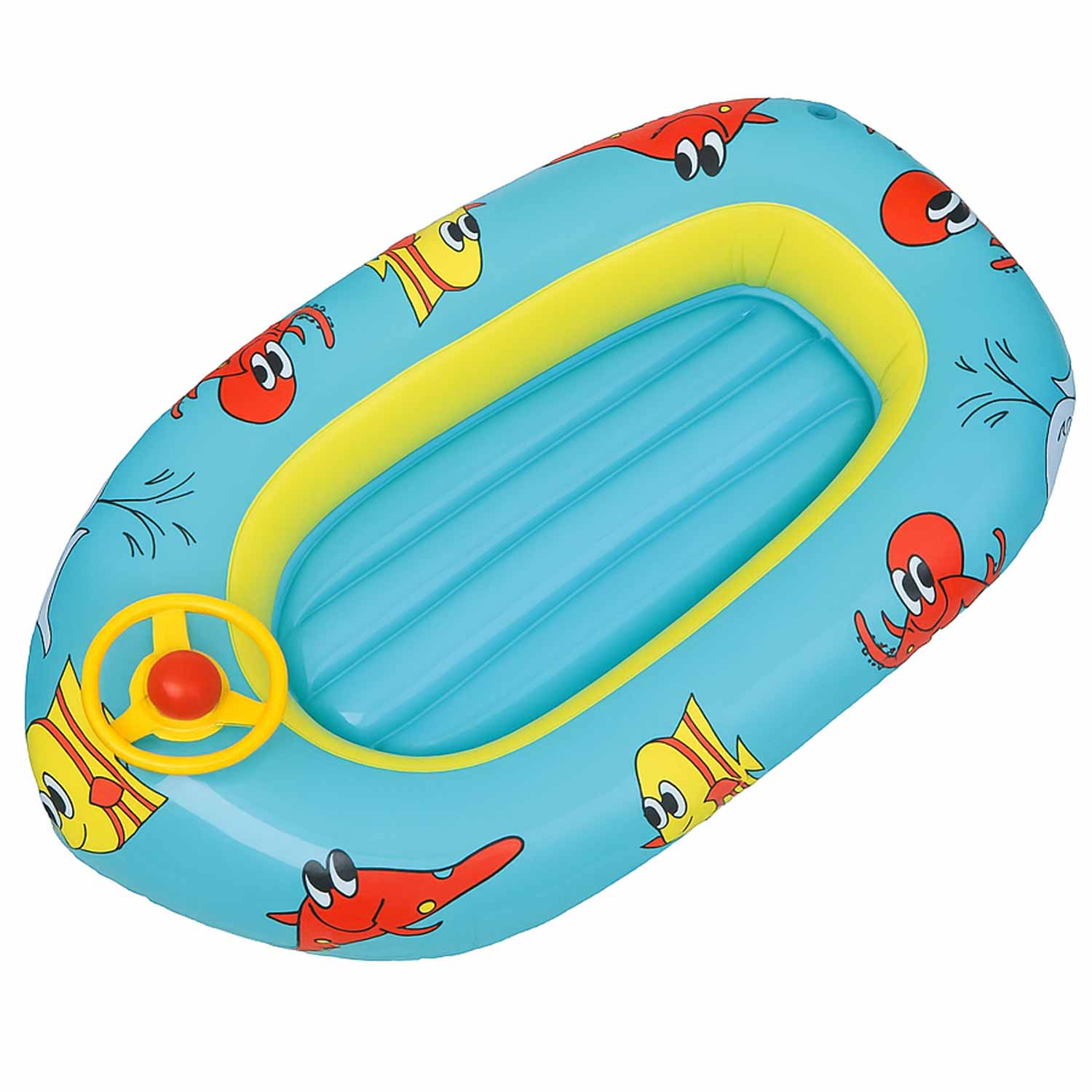 Canotto Gonfiabile Bambini 1153cm - Volante e Fondo Morbido foto 2