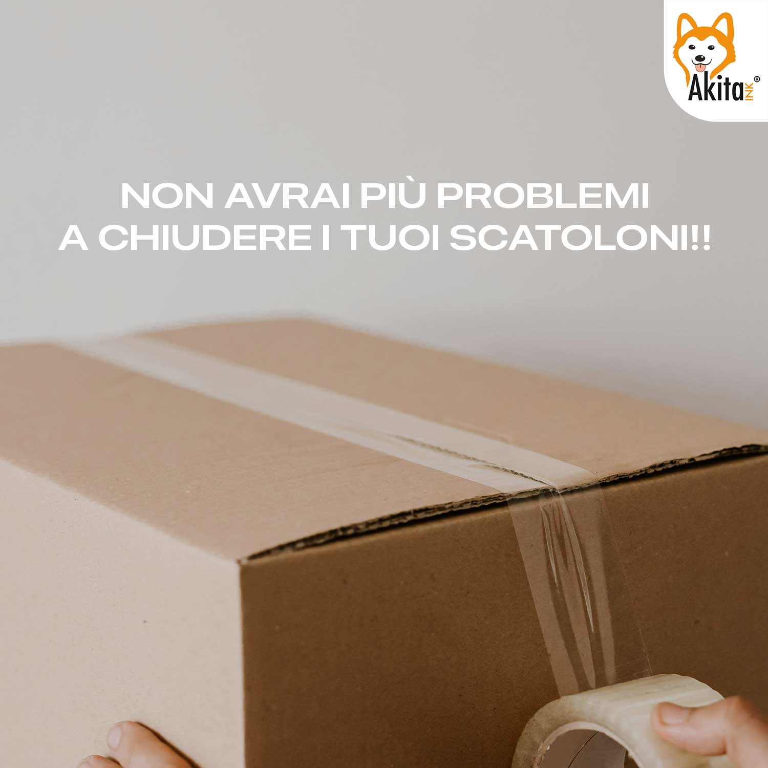 Akitaink Nastro Adesivo Trasparente 50x66 mt Silenzioso 6 Pezzi foto 6