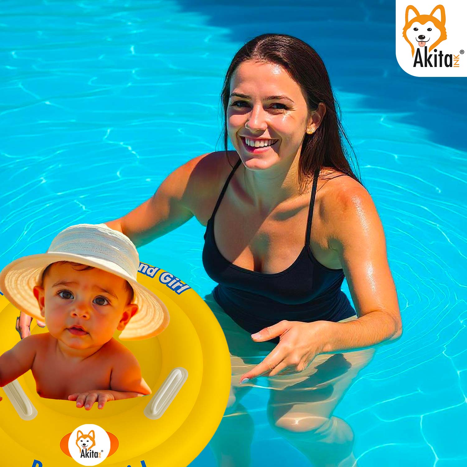 Salvagente Neonato Bambino - Mutandina Rotonda con Maniglie foto 6