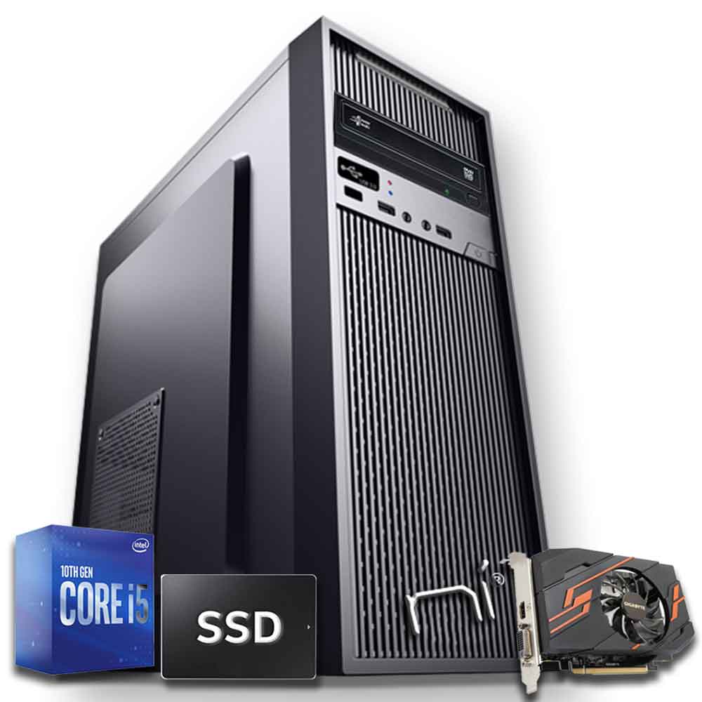 Pc gaming intel i5 10400 nvidia gt-1030 8gb ram ssd 240 gb hdd 1tb assemblato