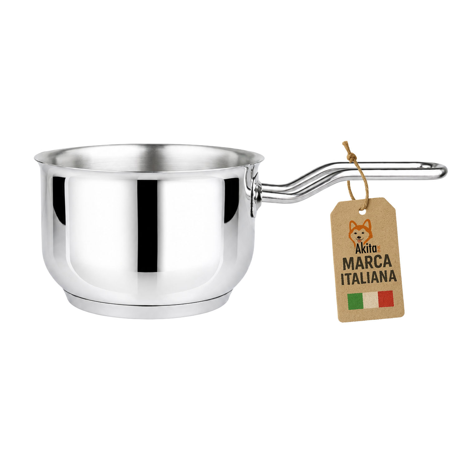 Bollilatte casseruola conica inox 12 cm.