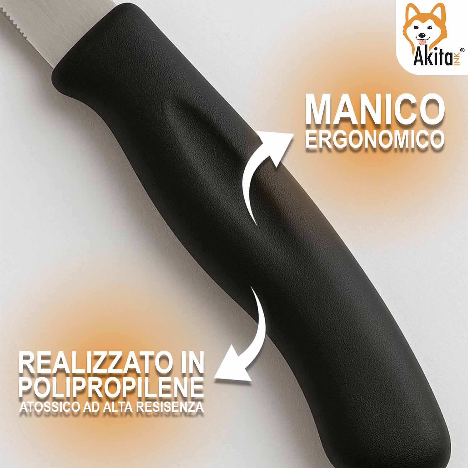 Set 6 Coltelli da Bistecca con Lama Dentata foto 3