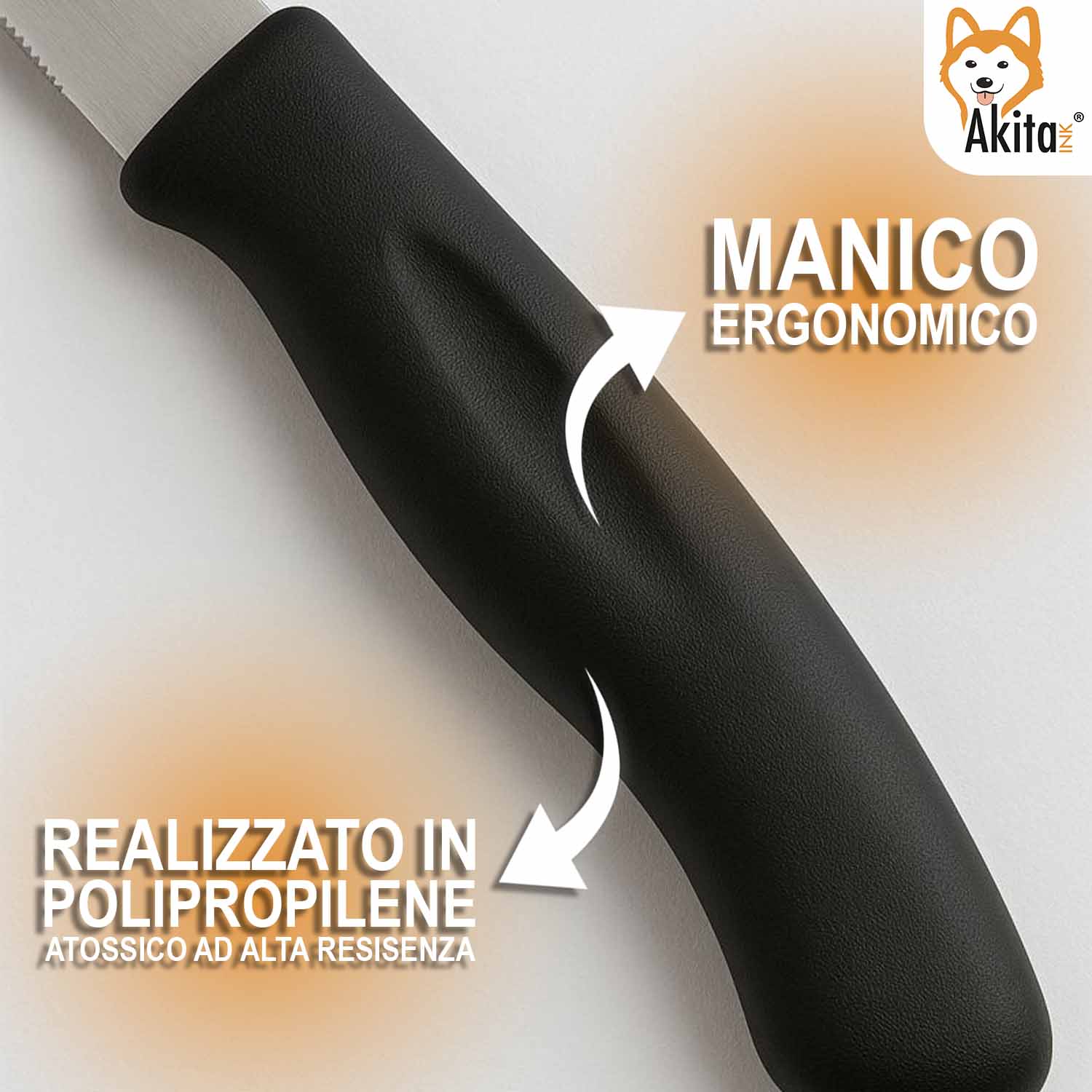 Set 6 Coltelli da Bistecca Lama Dentata Linea TOP foto 4