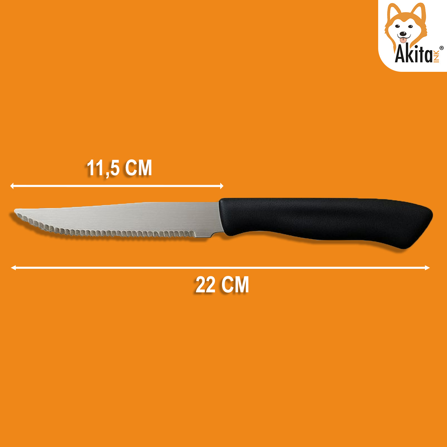 Set 6 Coltelli da Bistecca Lama Dentata Linea TOP foto 6