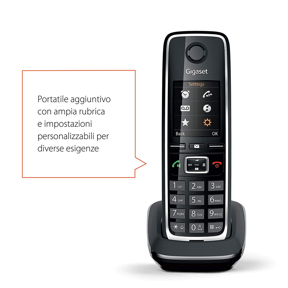 Doppio cordless siemens gigaset C530A duo nero con funzione segreteria foto 4
