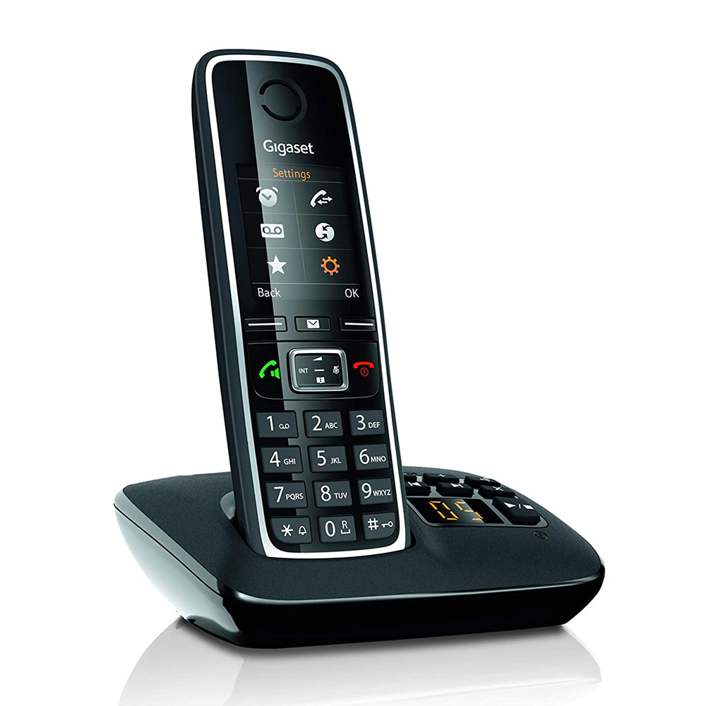 Doppio cordless siemens gigaset C530A duo nero con funzione segreteria foto 5