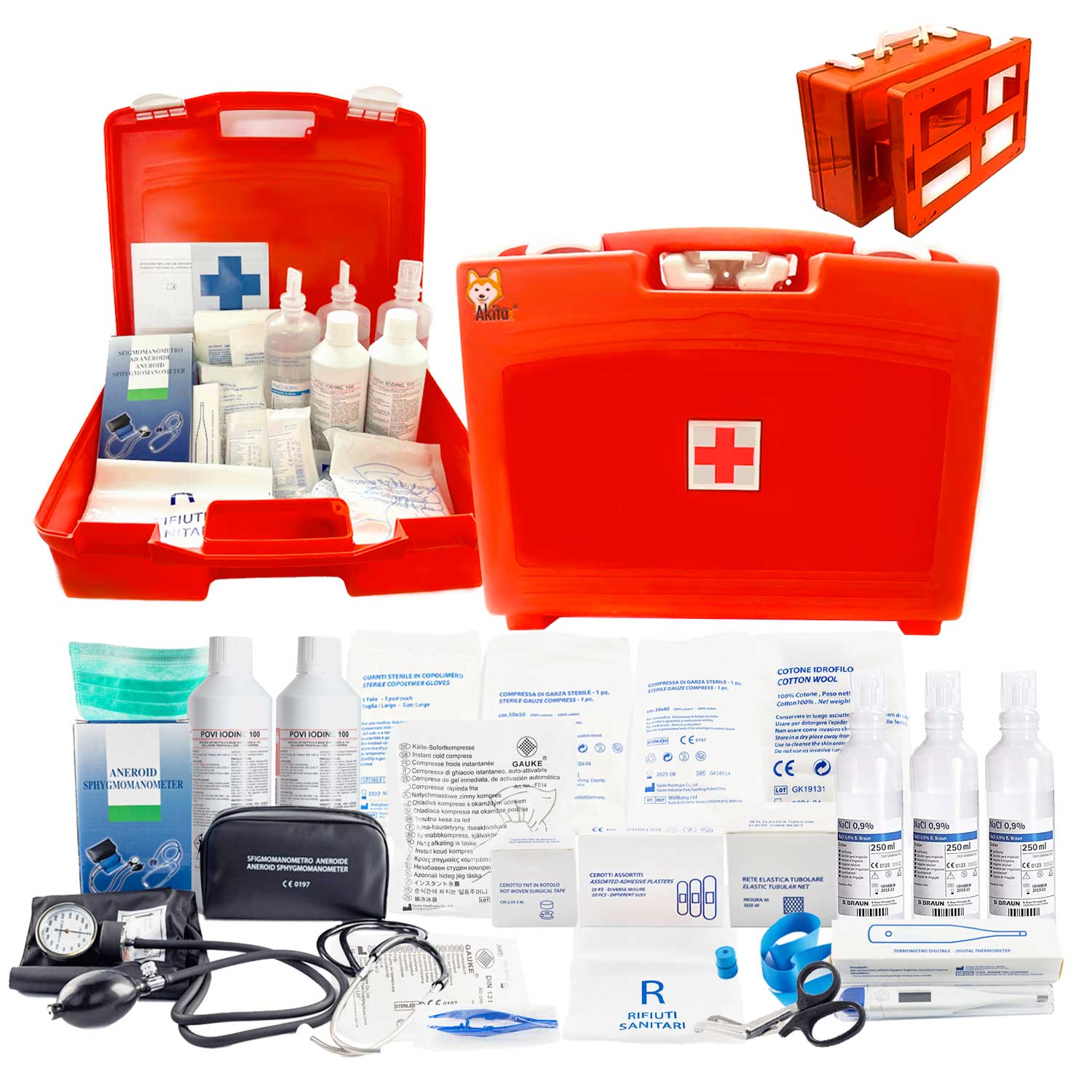 Kit Pronto Soccorso Allegato 1 - Con Misuratore Pressione foto 2