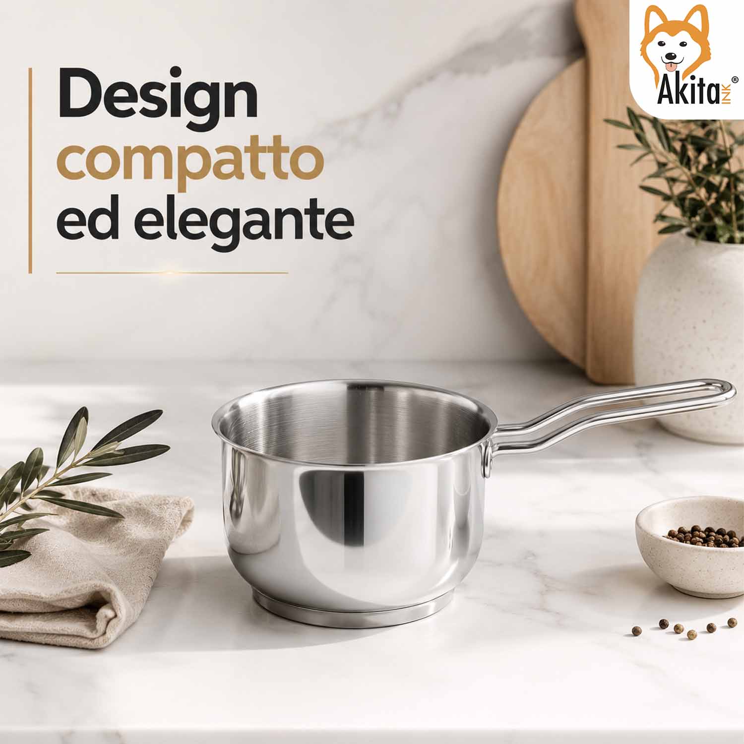 Bollilatte Casseruola Conica Inox 12 cm foto 6