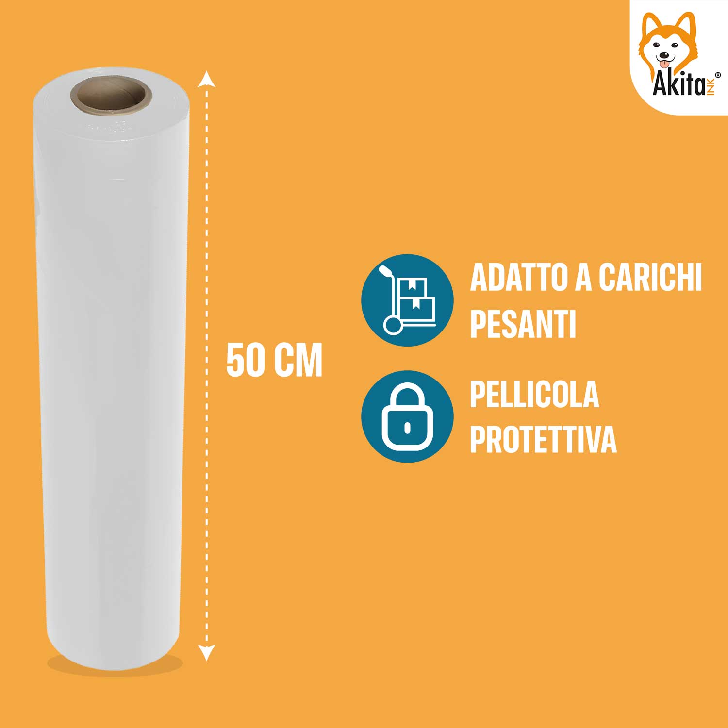 3 Pz Film Estensibile Multiuso 3 Kg Bianco per Traslochi foto 3
