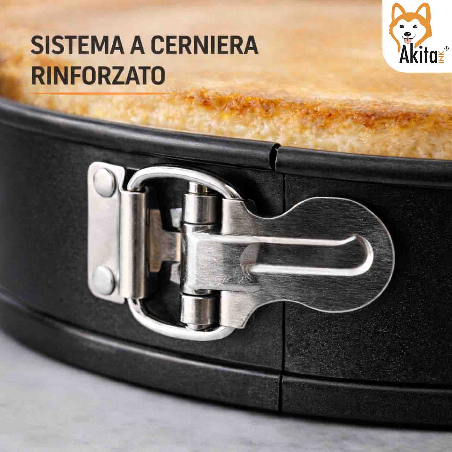 Stampo Torta a Cerniera 26 cm Antiaderente foto 3