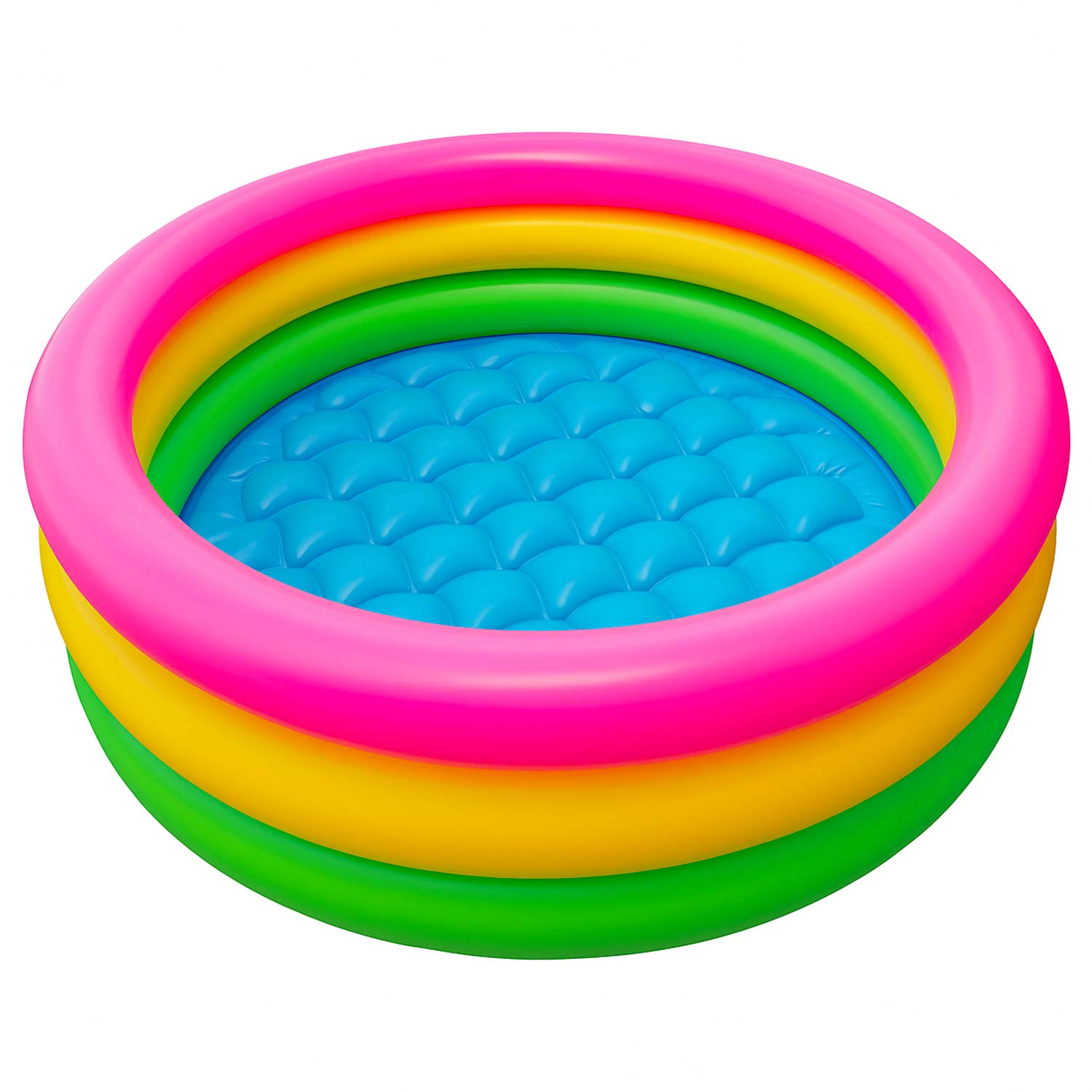 Piscina Gonfiabile Bambini 1-3 Anni - 3 Anelli e Fondo Soft foto 2