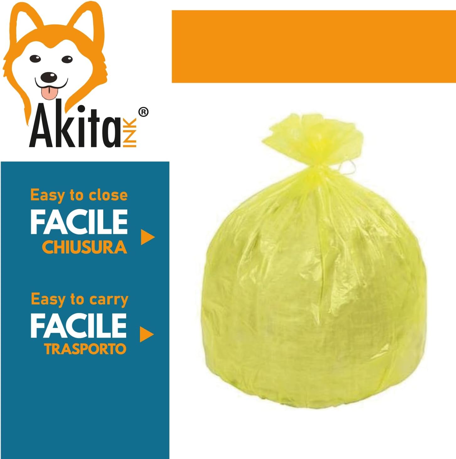 AkitaInk, 160 sacchi per pattumiera 70X110 Sacchi Alta Resistenza, 110L foto 5