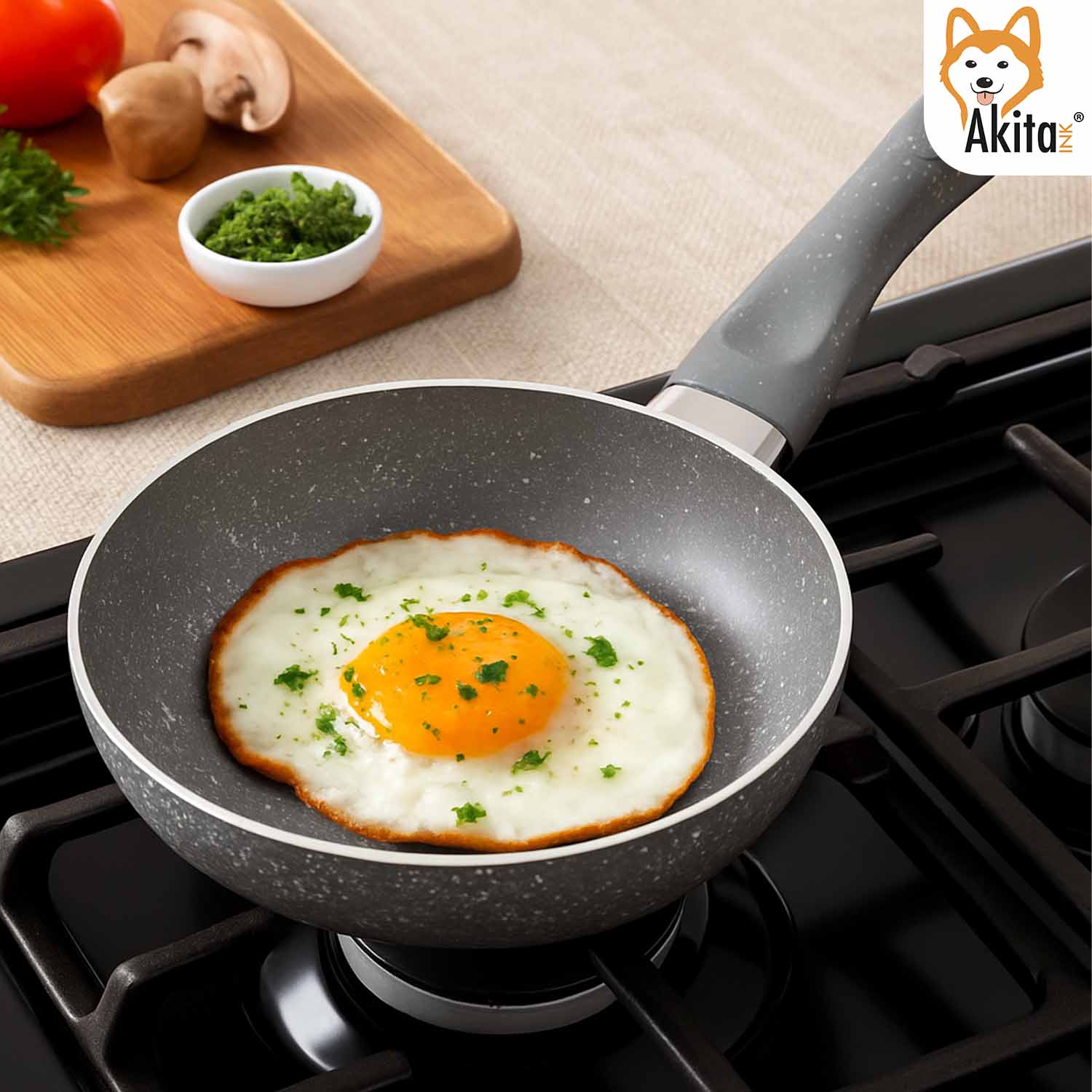 Padella Rara 20 cm Effetto Pietra Antiaderente  foto 4