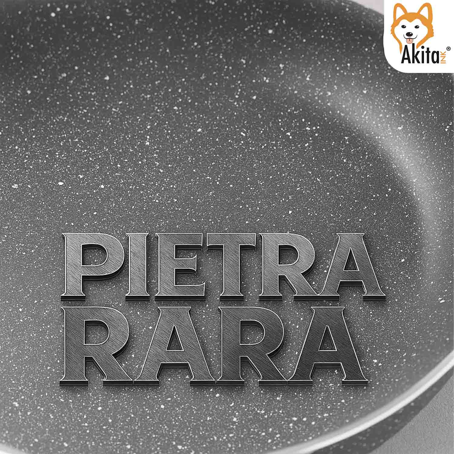 Padella Rara 26 cm Effetto Pietra Antiaderente foto 6