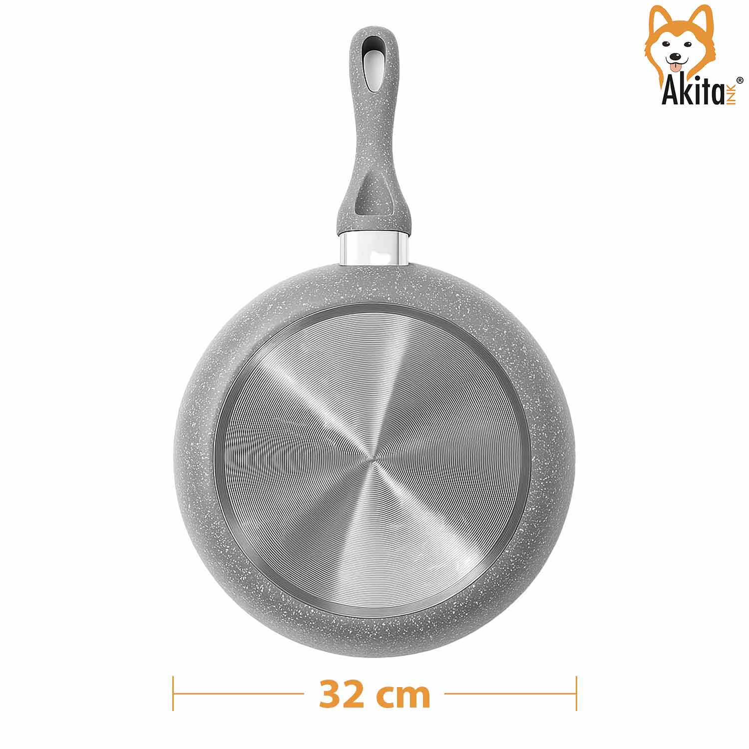 Padella Rara 32 cm Effetto Pietra Antiaderente foto 5