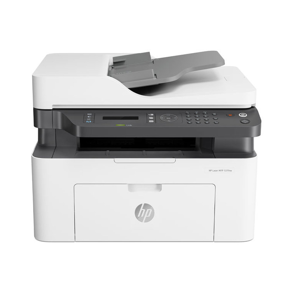 Stampante HP Laser MFP 137FNW fronte-retro Fax Scanner Fotocopiatrice WiFi  LAN