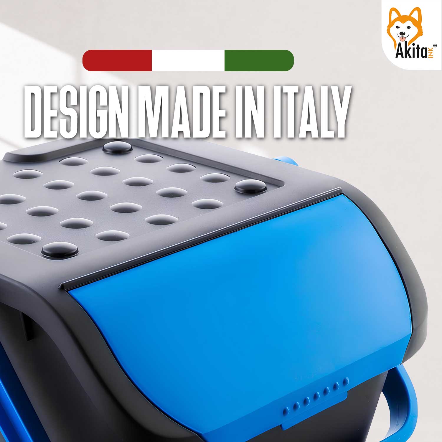 Akitaink - Set 3 Pattumiere da 35 Litri Differenziate AKIPATPOP3 foto 4