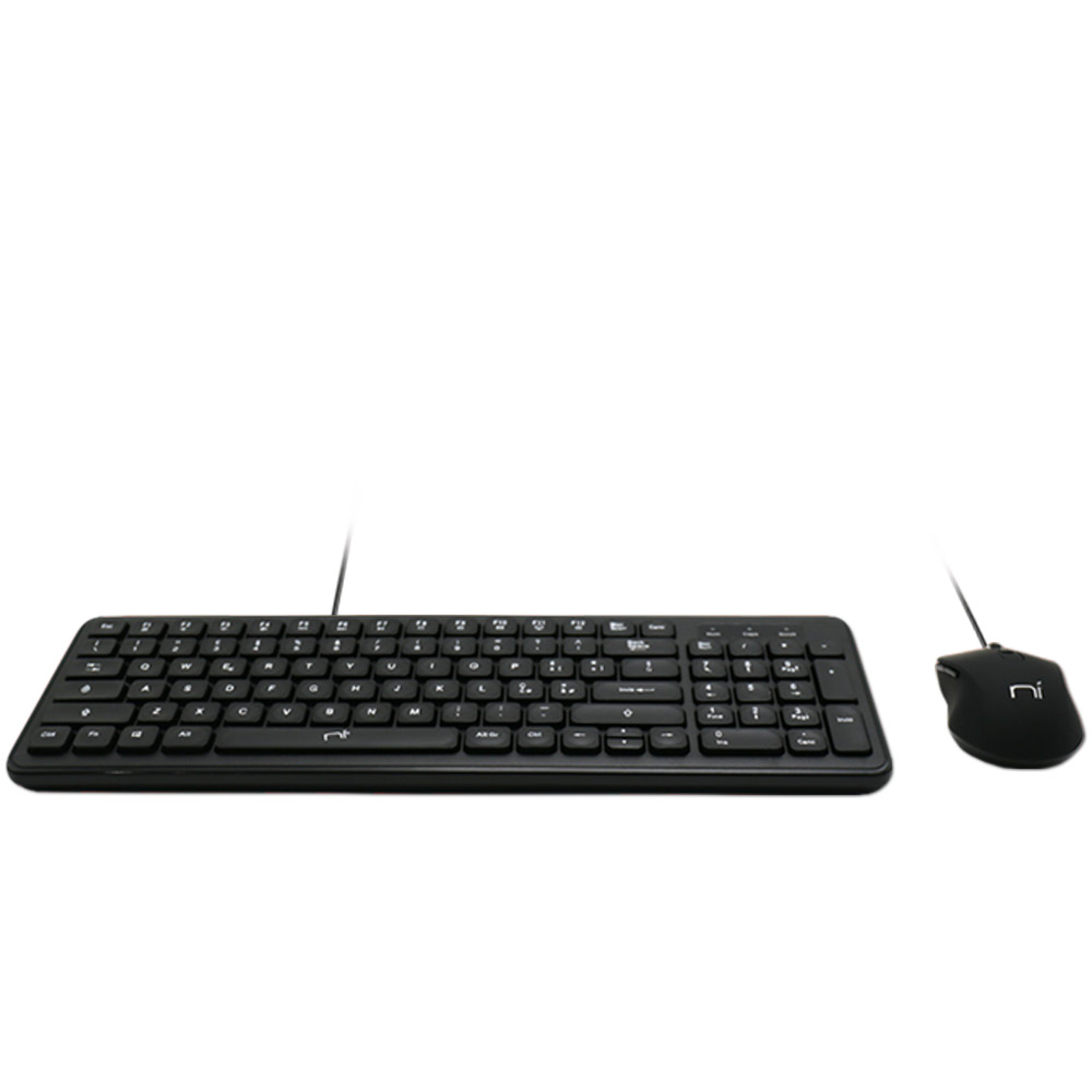 Tastiera chocolate e mouse con filo per pc desktop windows mac.