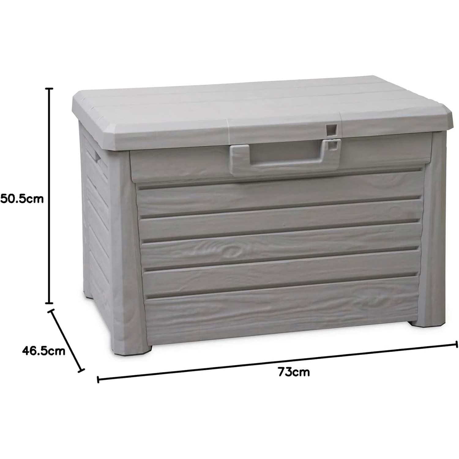 Toomax Compact Box Florida Baule da esterni 120L Grigio tortora foto 6