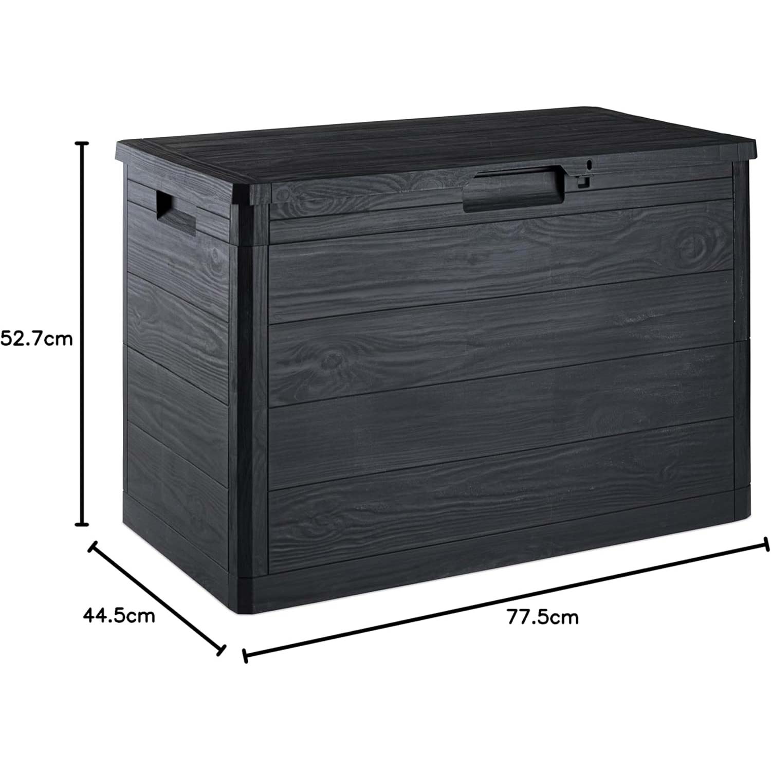 Toomax Multibox Baule portattrezzi da esterni 160L Antracite foto 4