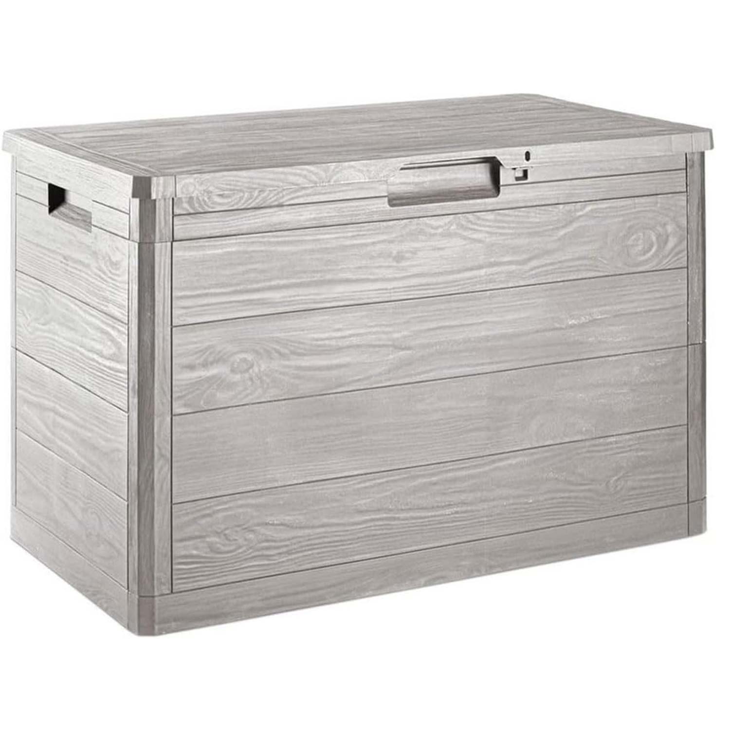 Toomax multibox baule portattrezzi da esterni 160l grigio tortora.