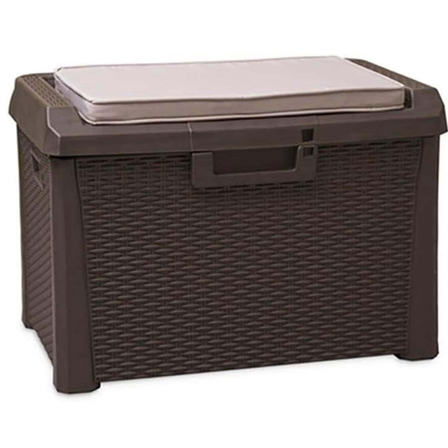 Toomax baule da esterni santorini con ruote, 125l marrone.