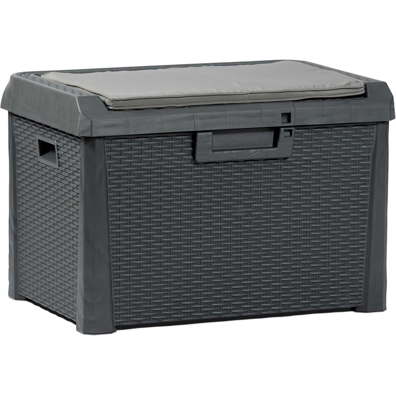 Toomax baule da esterni santorini con ruote, 125l antracite.