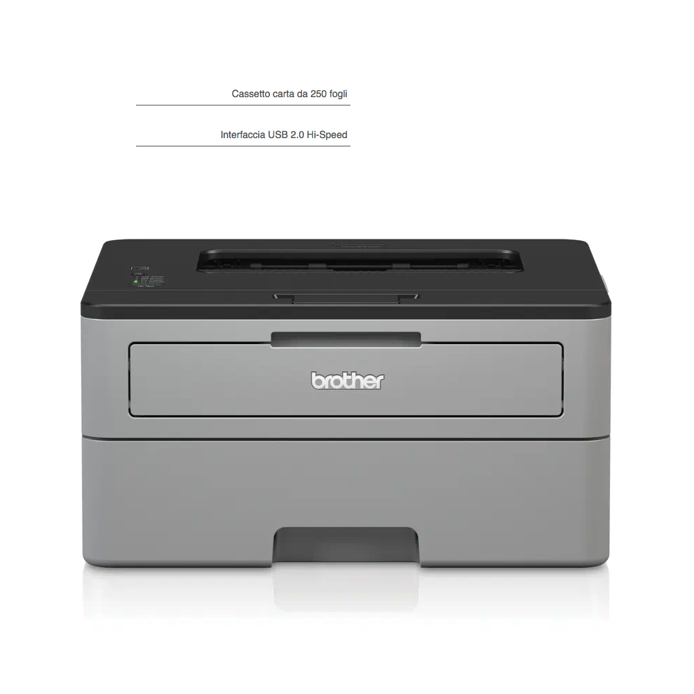Stampante laser bianco e nero brother HL-L2310D fronte retro 30 pagine al minuto foto 6