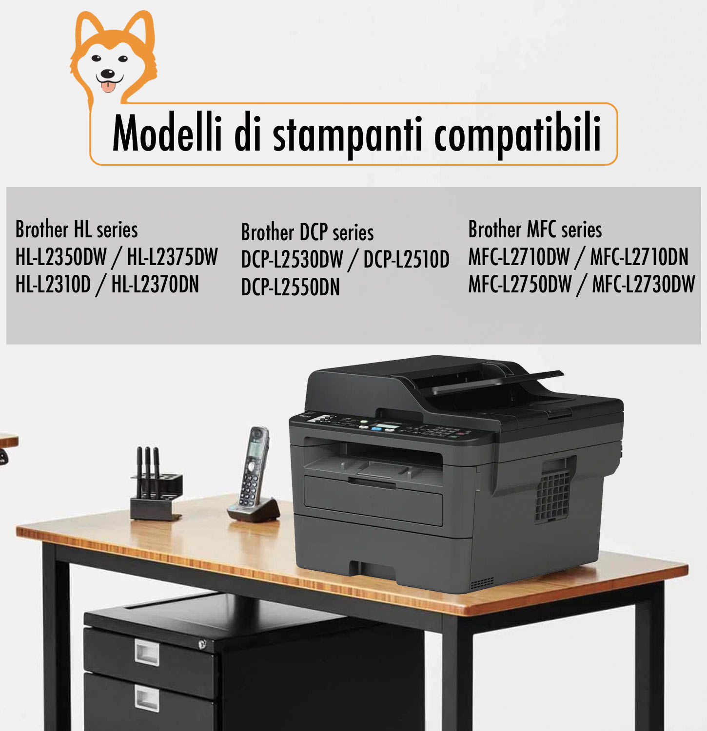 Cartuccia toner brother TN2420 compatibile premium 3000 stampe foto 4