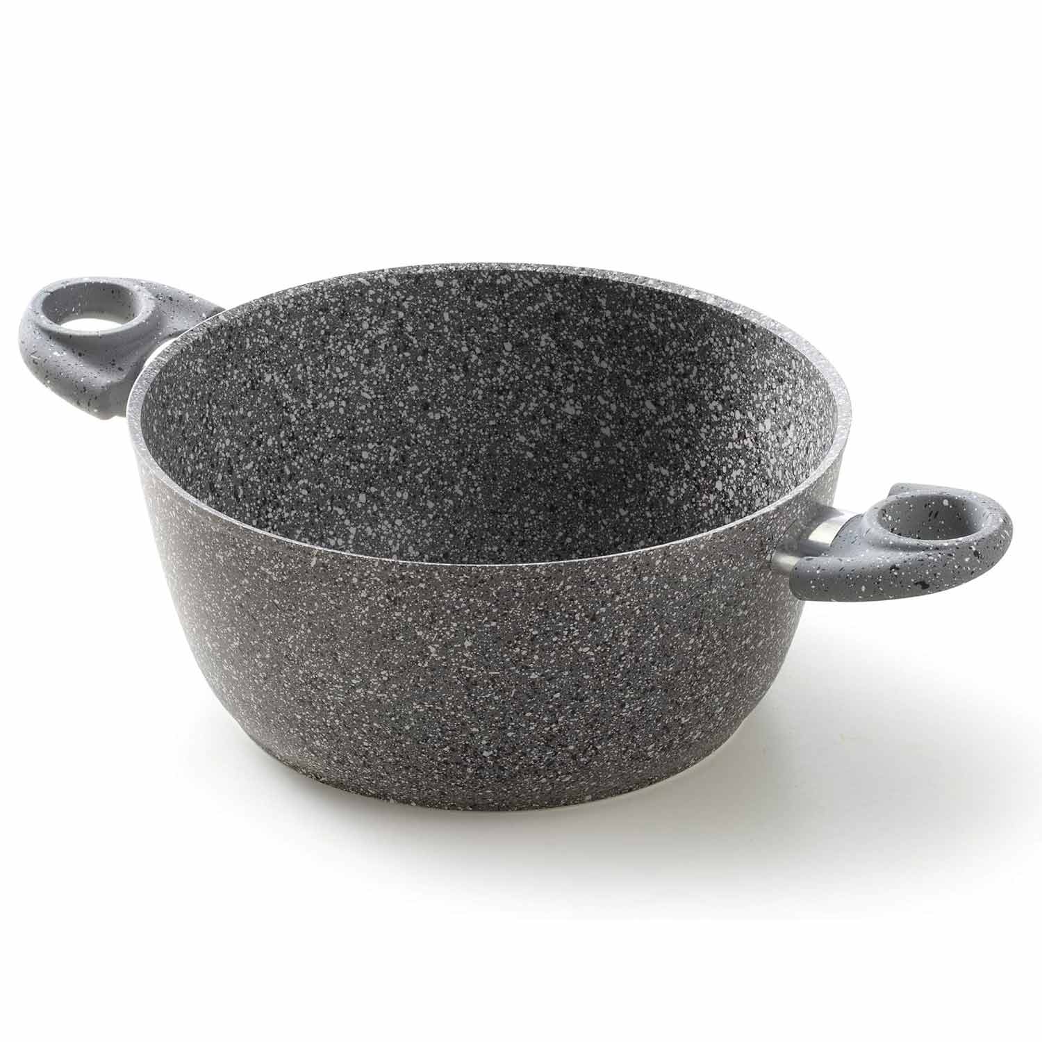 Casseruola antiaderente 20 cm pietra - accademia mugnano.