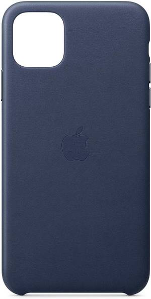Apple iphone 11 pro max leather case - midnight blue