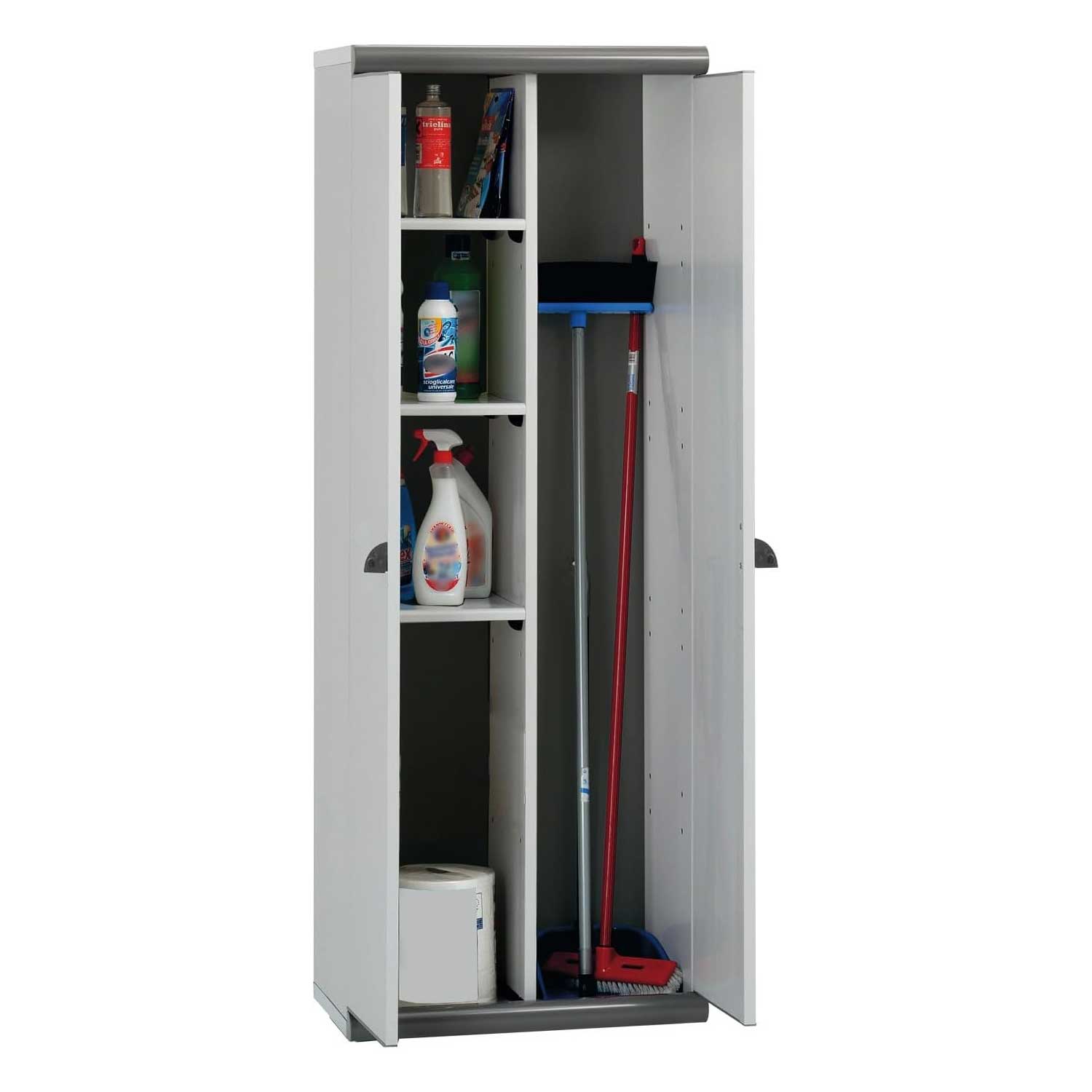 Garofalo Armadio Alto in Resina con portascope PVC Scik Basic 2 ante foto 2