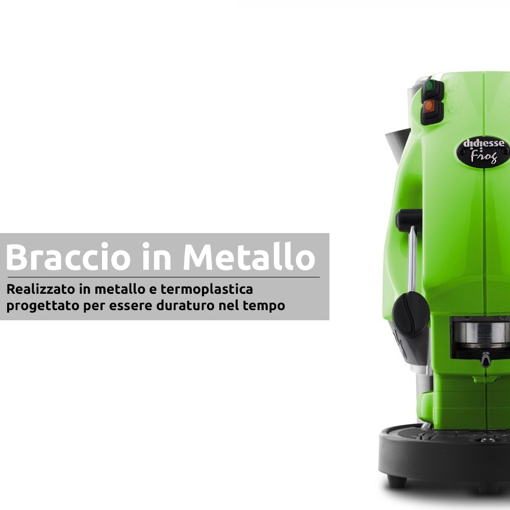 Frog revolution macchina da caffe' a cialde verde 650W con 60 cialde in omaggio foto 3