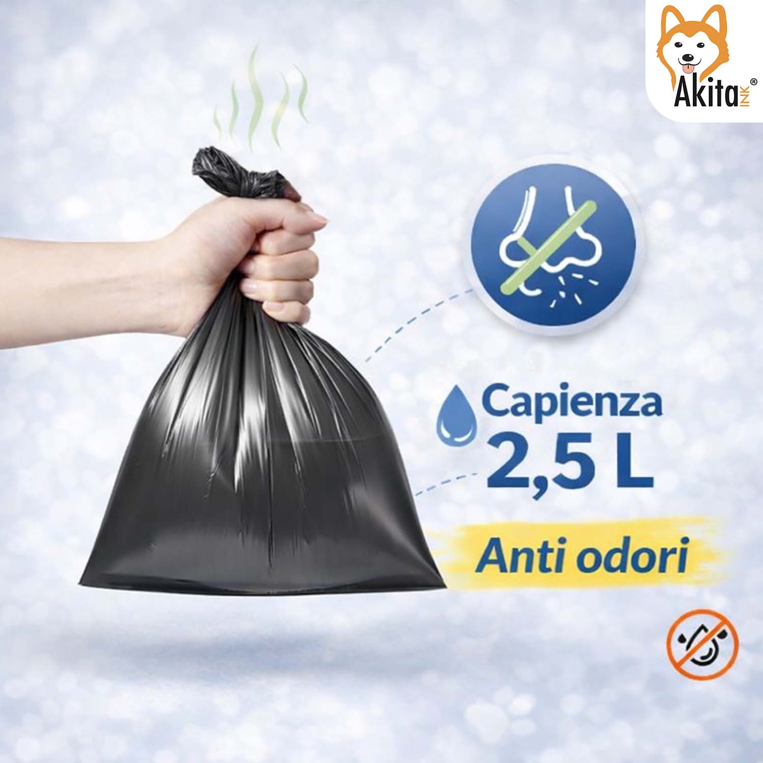 Sacchetti Igienici per Animali 810 Pz Nero 54 Rotoli foto 6