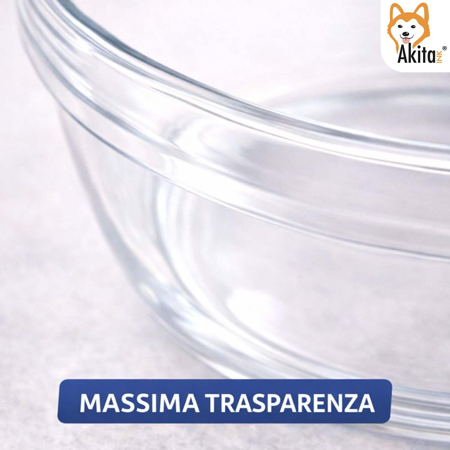 Set 5 Contenitori in Vetro con Coperchio Rosso foto 6