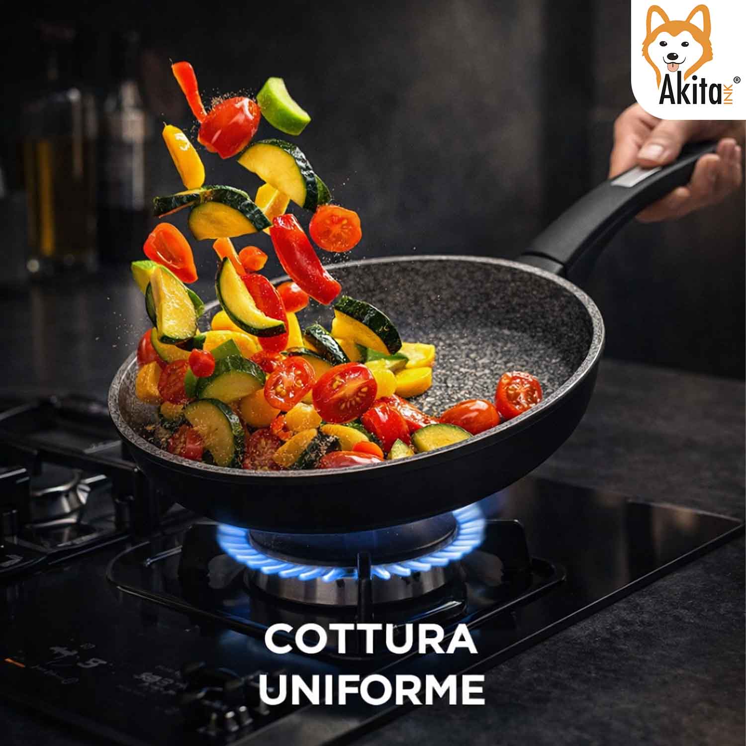 Padella Black 20 cm Induzione Antiaderente foto 3