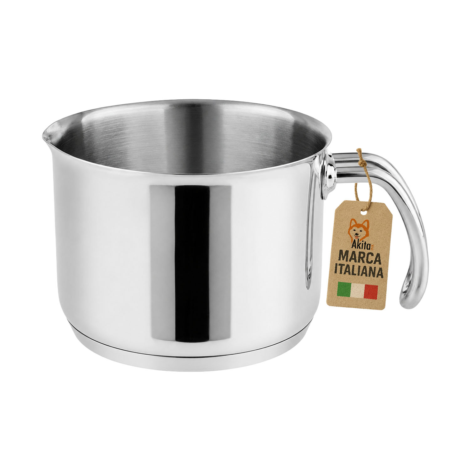 Bollilatte casseruola inox 12 cm.
