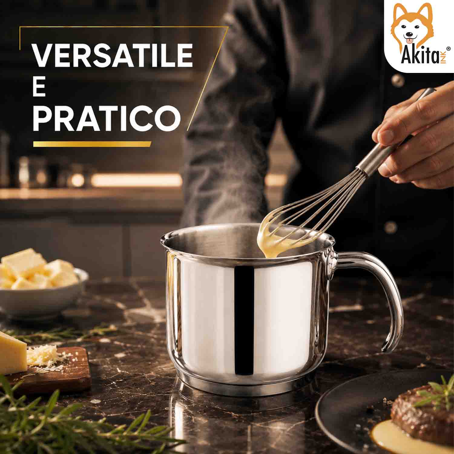 Bollilatte Casseruola Inox 12 cm foto 5