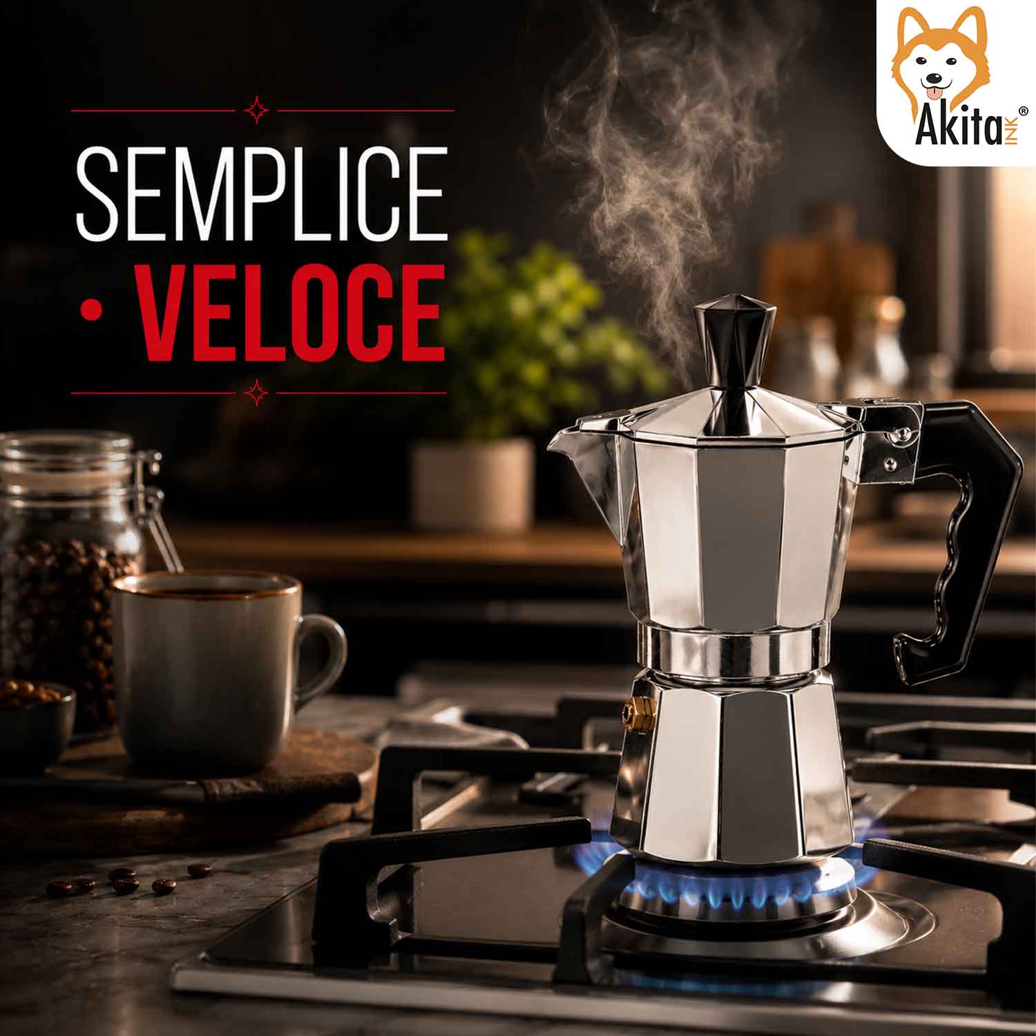 Caffettiera Moka 1 Tazza con Valvola di Sicurezza foto 5