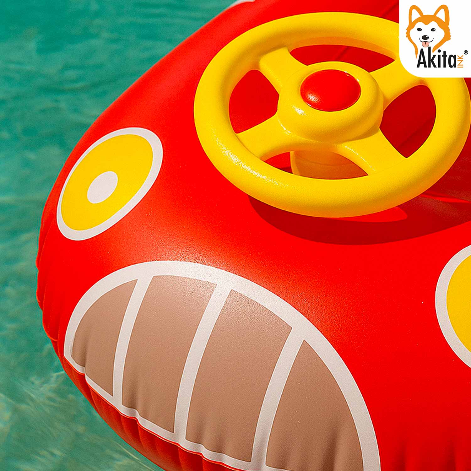 Canotto Bambini 1003cm Gonfiabile con Volante e Fondo Soft foto 6